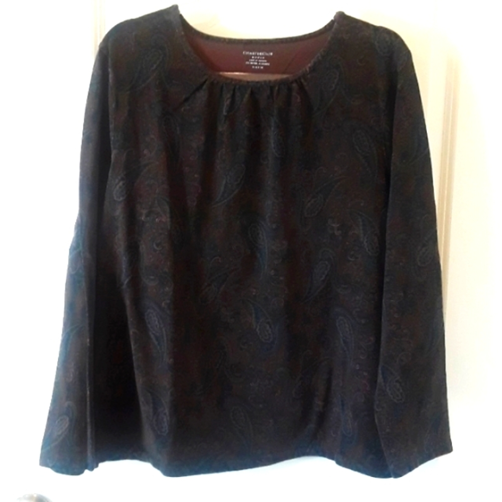 Charter Club women's long sleeve shirt.